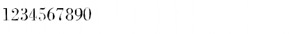 Download BodoniAntique-Light Regular Font Numeric Preview