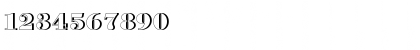 Download BodoniAntTBolRe1 Regular Font Numeric Preview