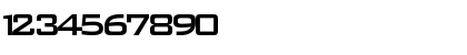 Download Ikarus Regular Font Numeric Preview