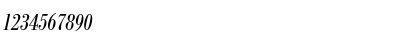 Download BodoniAntTEECon Italic Font Numeric Preview