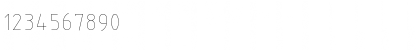 Download ISOCP Regular Font Numeric Preview
