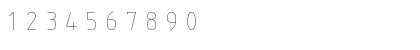 Download ISOCT2 Regular Font Numeric Preview
