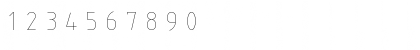 Download ISOCT3 Regular Font Numeric Preview
