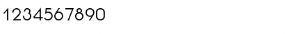 Download JennyDB Normal Font Numeric Preview