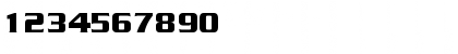 Download JuliusBlack Regular Font Numeric Preview