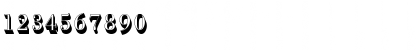 Download BodoniAntTLigSh1 Regular Font Numeric Preview
