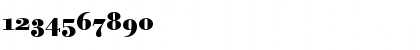 Download BodoniBEOldstyleFigures Bold Font Numeric Preview