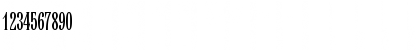 Download Latin XCn BT Regular Font Numeric Preview