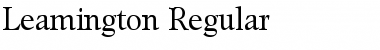 Download Leamington Regular Font Title Preview