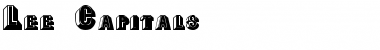 Download Lee Capitals Regular Font Title Preview