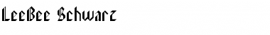 Download LeeBee Schwarz Regular Font Title Preview