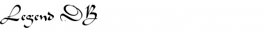 Download Legend DB Medium Font Title Preview