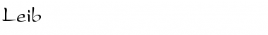 Download Leibent-Normal Regular Font Title Preview