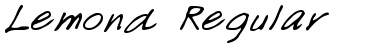 Download Lemond Regular Font Title Preview