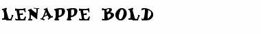 Download Lenappe Bold Font Title Preview