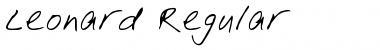 Download Leonard Regular Font Title Preview