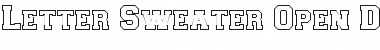 Download Letter Sweater Open Display SSi Normal Font Title Preview