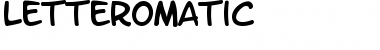 Download LetterOMatic! Regular Font Title Preview