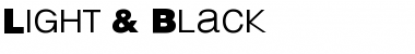 Download Light & Black Bold Font Title Preview
