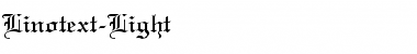 Download Linotext-Light Regular Font Title Preview