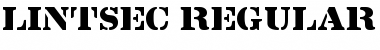 Download Lintsec Regular Font Title Preview
