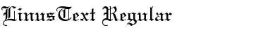 Download LinusText Regular Font Title Preview