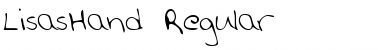 Download LisasHand Regular Font Title Preview