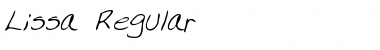 Download Lissa Regular Font Title Preview