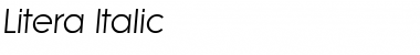 Download Litera Italic Font Title Preview