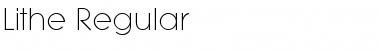 Download Lithe Regular Font Title Preview