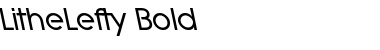 Download LitheLefty Bold Font Title Preview