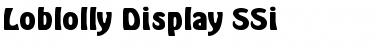 Download Loblolly Display SSi Regular Font Title Preview