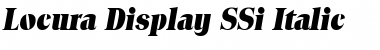 Download Locura Display SSi Italic Font Title Preview