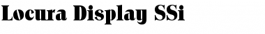Download Locura Display SSi Regular Font Title Preview