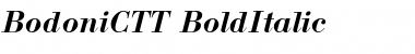 Download BodoniCTT BoldItalic Font Title Preview
