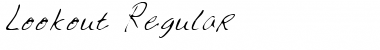 Download Lookout Regular Font Title Preview