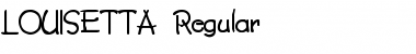 Download LOUISETTA Regular Font Title Preview