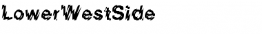 Download LowerWestSide Regular Font Title Preview