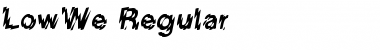 Download LowWe Regular Font Title Preview