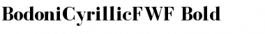 Download BodoniCyrillicFWF Bold Font Title Preview