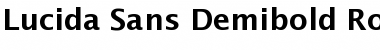 Download Lucida Sans Demibold Roman Font Title Preview