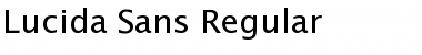 Download Lucida Sans Regular Font Title Preview