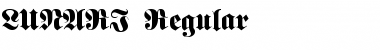 Download LUNARI Regular Font Title Preview