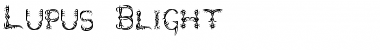Download Lupus Blight Regular Font Title Preview