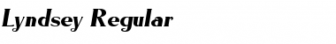Download Lyndsey Regular Font Title Preview