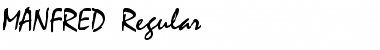 Download MANFRED Regular Font Title Preview