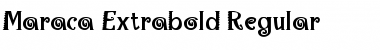 Download Maraca Extrabold Regular Font Title Preview