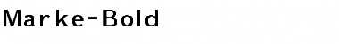 Download Marke-Bold Regular Font
