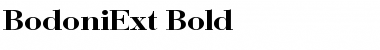 Download BodoniExt-Bold Regular Font Title Preview