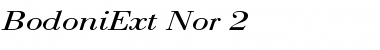 Download BodoniExt-Nor 2 Regular Font Title Preview